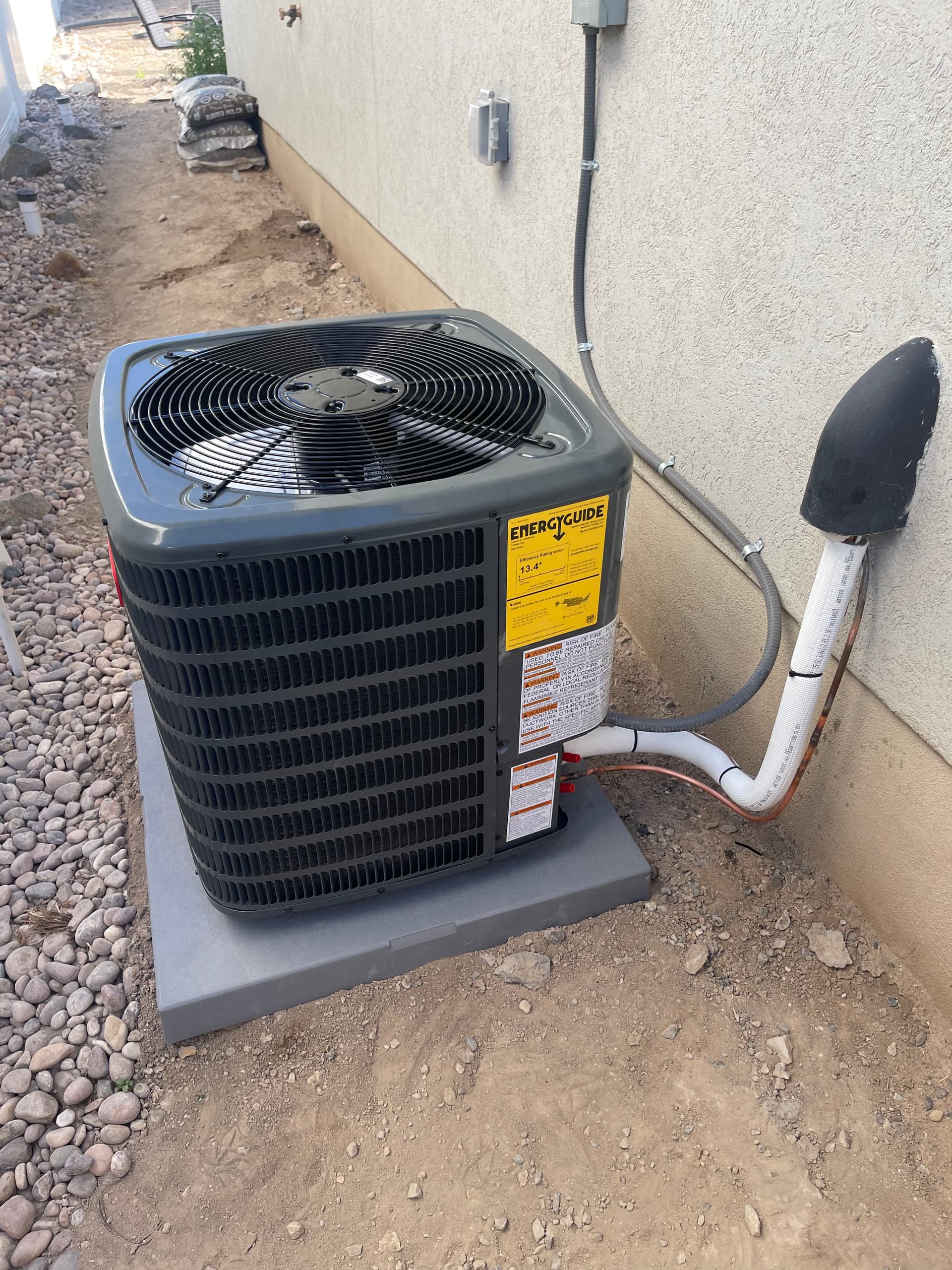 Gallery photos for AC Compressor Failure Led to a Full System Replacement in Saratoga Springs: Image #1