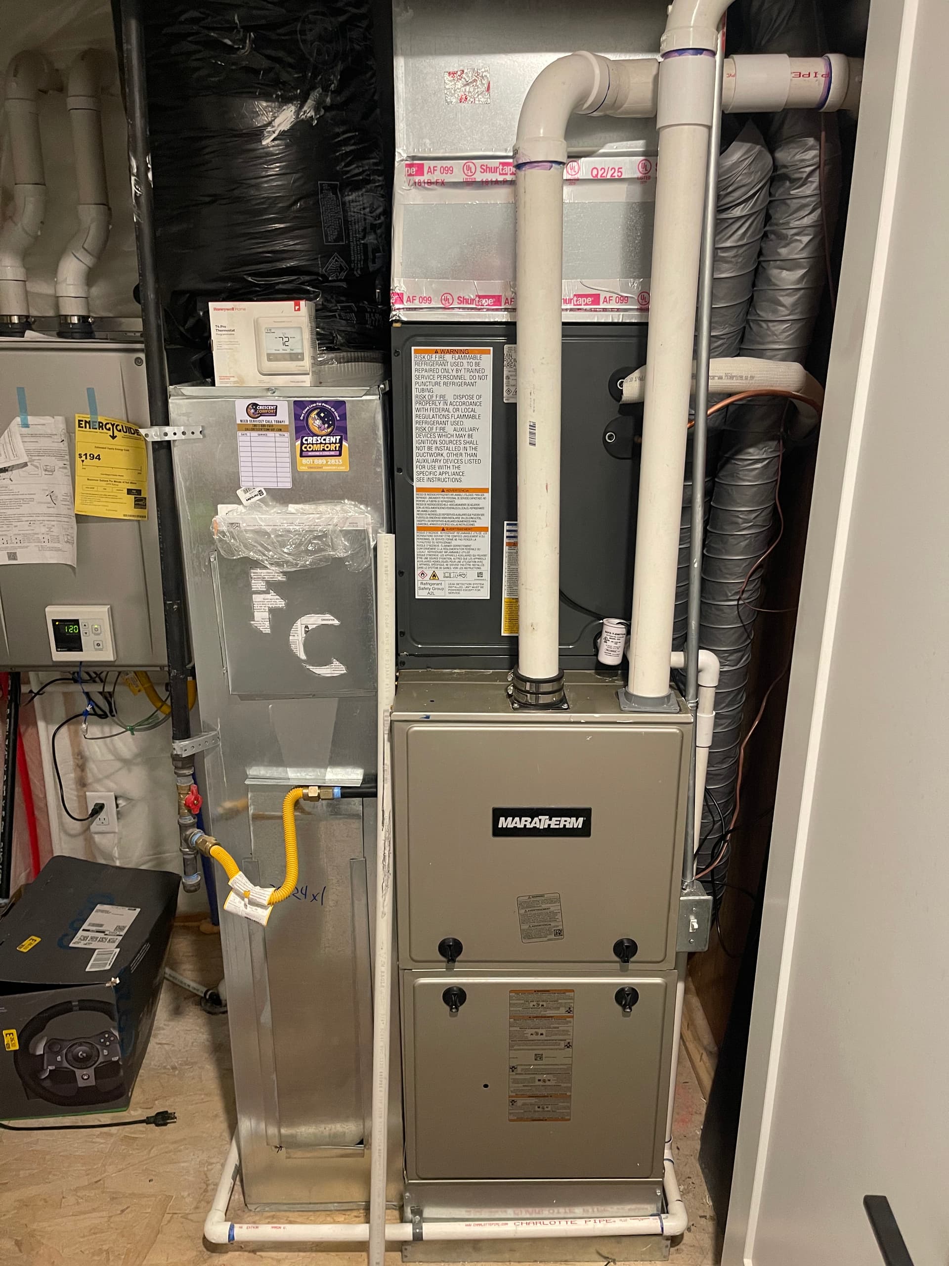 Gallery photos for AC Compressor Failure Led to a Full System Replacement in Saratoga Springs: Image #2