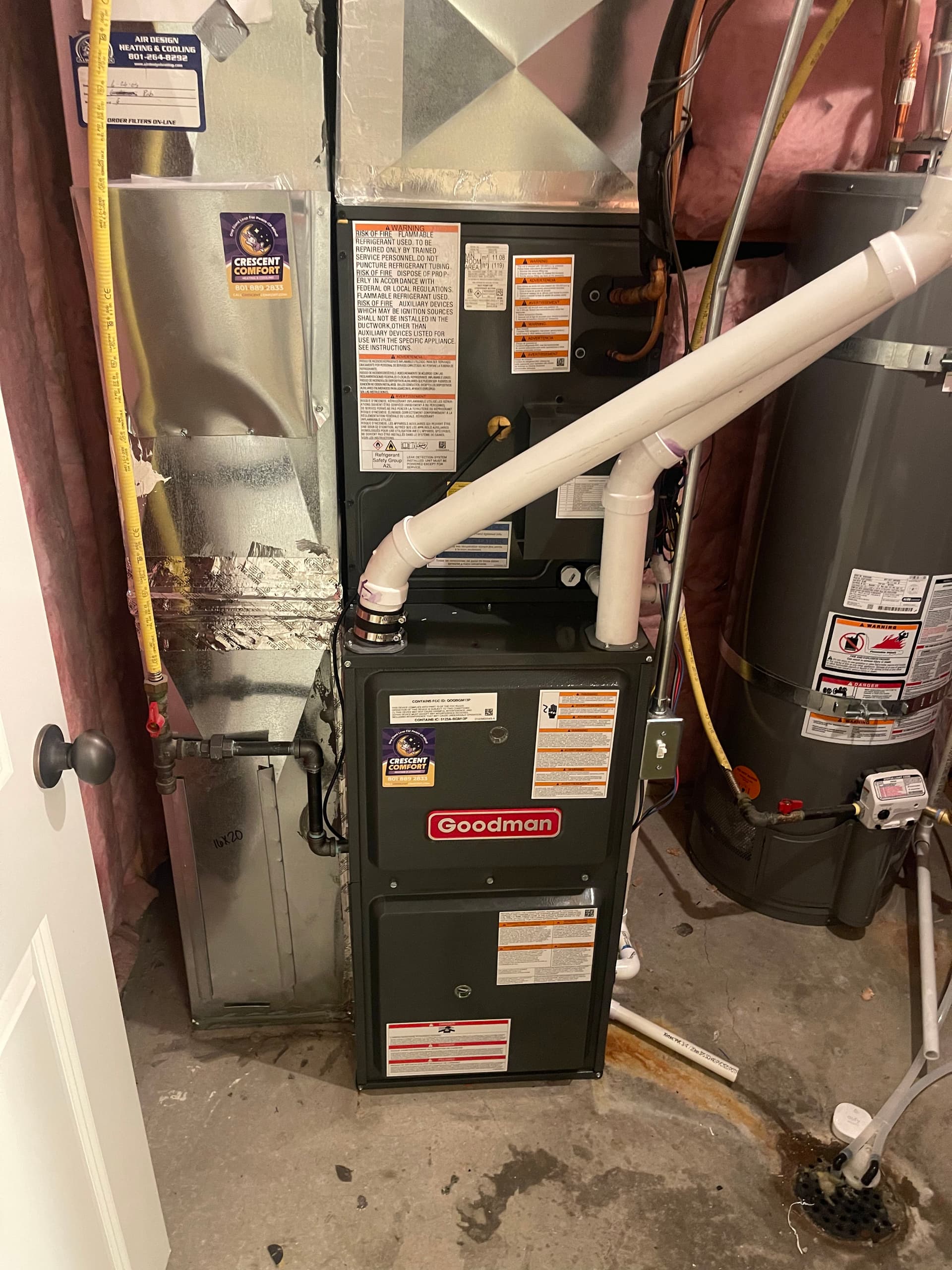 Gallery photos for Builder-Grade System Replaced with High-Efficiency AC and Furnace in Daybreak: Image #2
